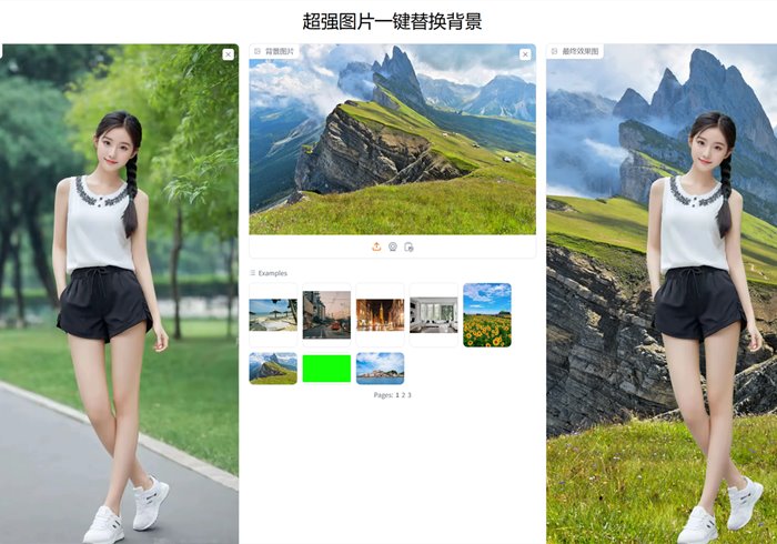 超强图片一键替换背景软件PC版。-盘友521资源网