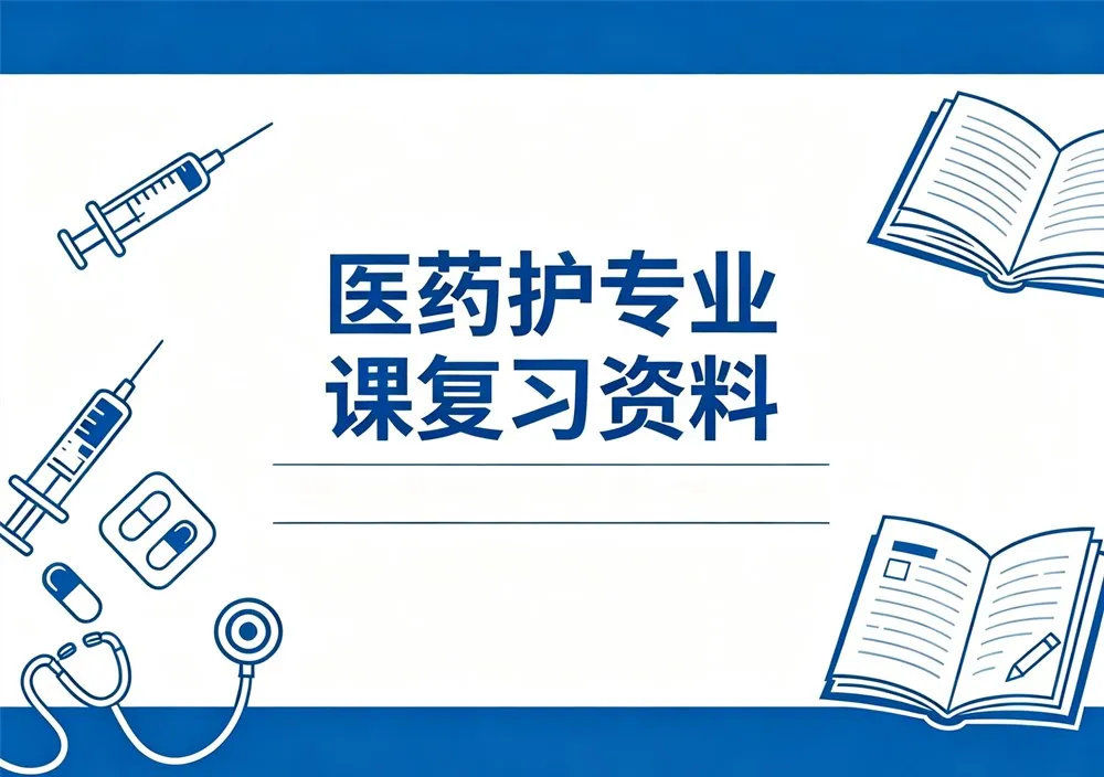 医药护专业课复习资料-盼享生活 https://pan521.com