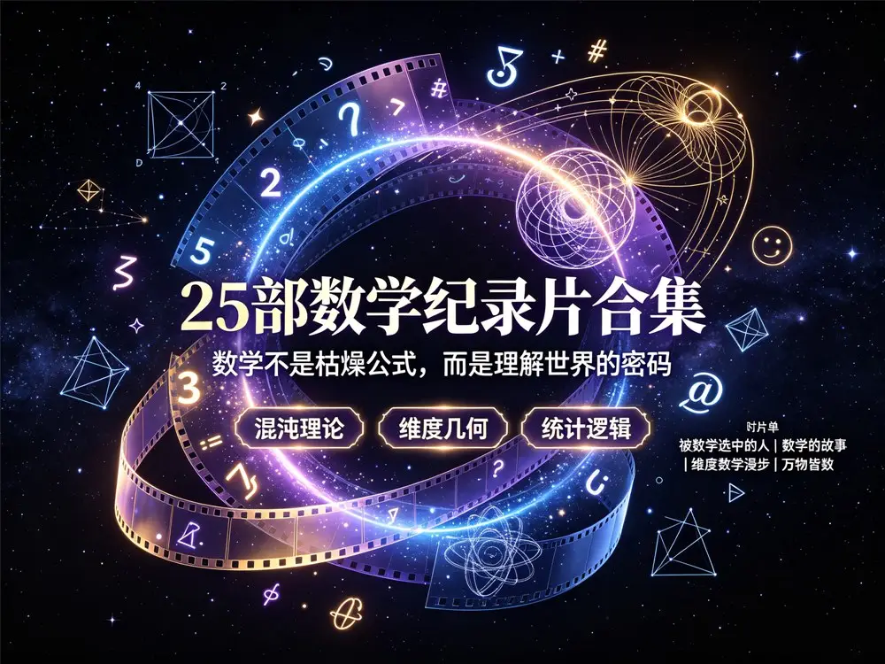 25部数学纪录片合集-盼享生活 https://pan521.com